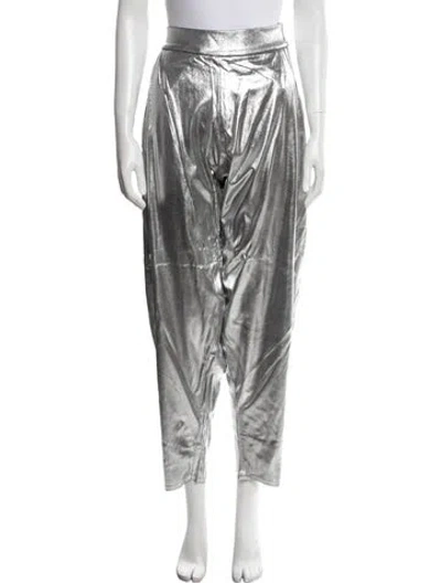 Pre-owned Tom Ford Straight Leg Pants In Silver