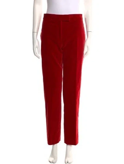 Pre-owned Tom Ford Straight Leg Pants W/ Tags In Red
