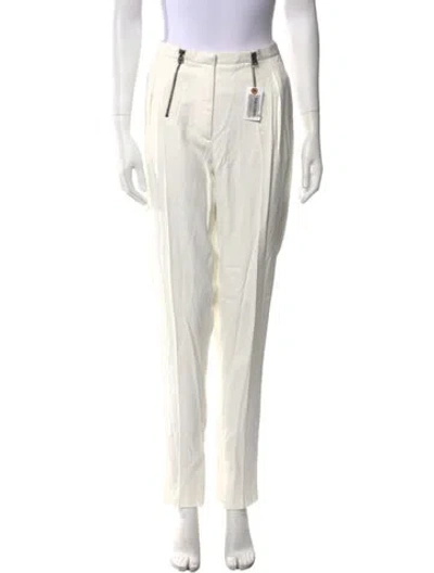 Pre-owned Tom Ford Straight Leg Pants In White