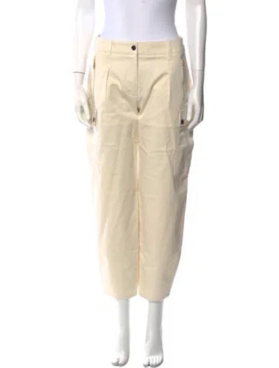 Pre-owned Tom Ford Straight Leg Pants In White
