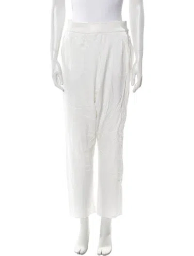 Pre-owned Tom Ford Straight Leg Pants In White
