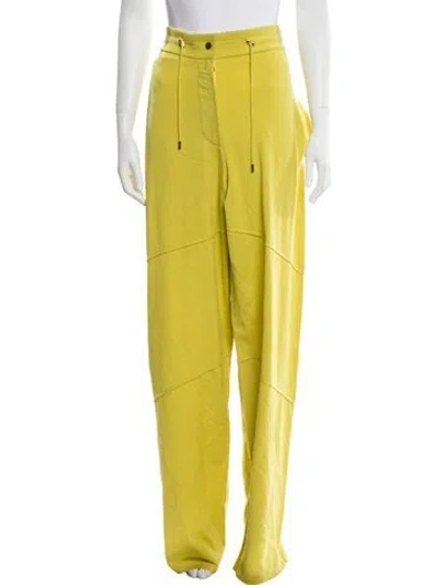 Pre-owned Tom Ford Straight Leg Pants In Yellow