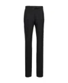 Tom Ford Straight-leg Silk-blend Trousers In Black