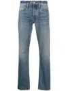 Tom Ford Whiskering-effect Straight-leg Jeans In Blue