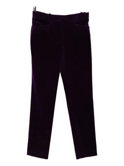 Tom Ford Straight-leg Trousers In Purple