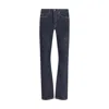 Tom Ford Contrast-stitching Straight-leg Jeans In Blue