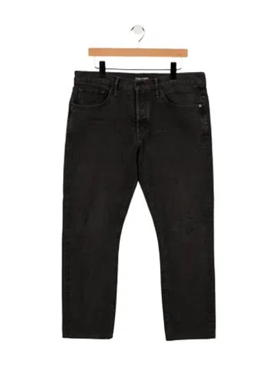 Pre-owned Tom Ford Straight-leg Jeans In Black