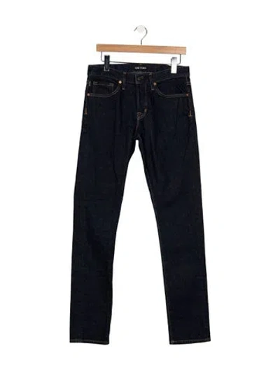 Pre-owned Tom Ford Straight-leg Jeans In Blue