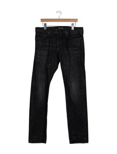 Pre-owned Tom Ford Straight-leg Jeans In Blue