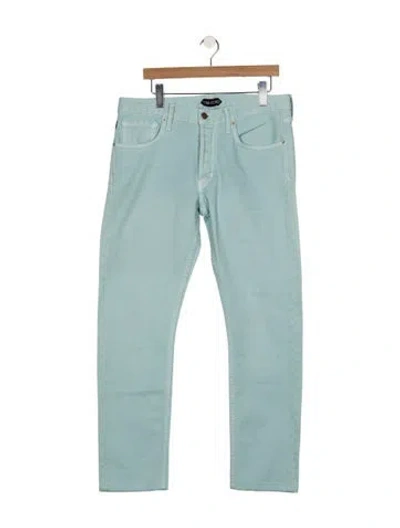 Pre-owned Tom Ford Straight-leg Jeans In Blue