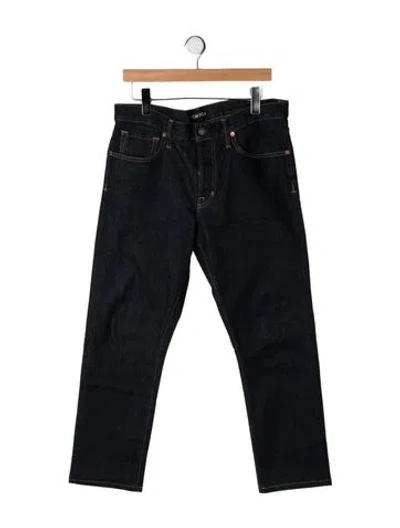 Pre-owned Tom Ford Straight-leg Jeans In Blue