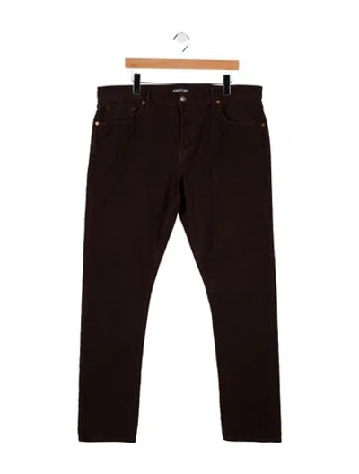 Pre-owned Tom Ford Straight-leg Jeans In Brown