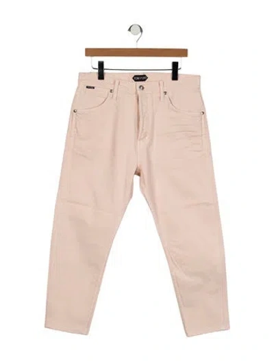 Pre-owned Tom Ford Straight-leg Jeans In Pink