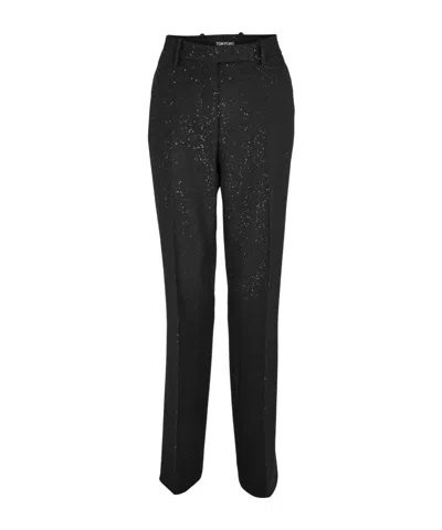 Tom Ford Straightleg Trousers In Black