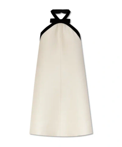 TOM FORD TOM FORD BOW DETAILED MINI COCKTAIL DRESS