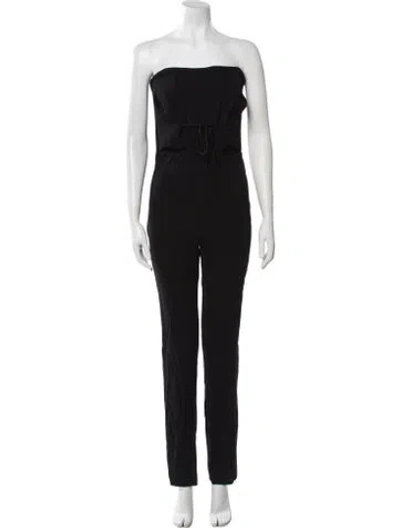 Pre-owned Tom Ford Strapless Jumpsuit In Black