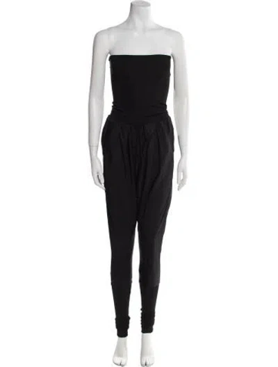 Pre-owned Tom Ford Strapless Jumpsuit In Black