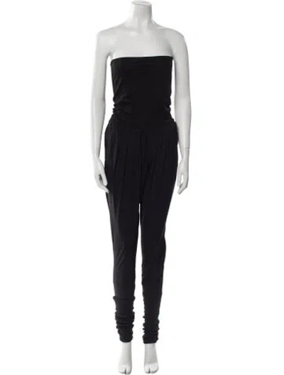 Pre-owned Tom Ford Strapless Jumpsuit In Black