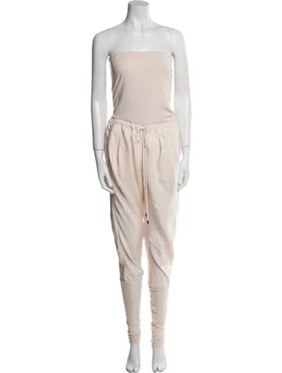 Pre-owned Tom Ford Strapless Jumpsuit In Neutral