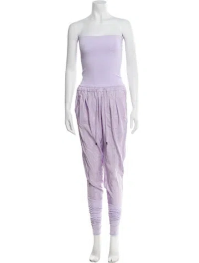 Pre-owned Tom Ford Strapless Jumpsuit In Purple