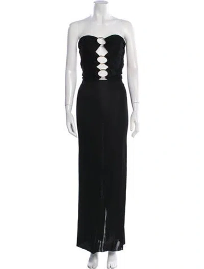 Pre-owned Tom Ford Strapless Long Dress W/ Tags In Black
