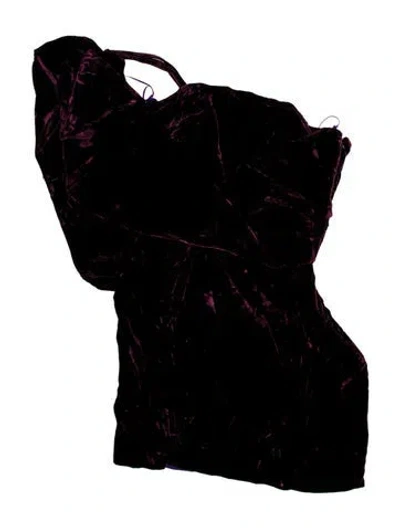 Pre-owned Tom Ford Strapless Mini Dress In Burgundy