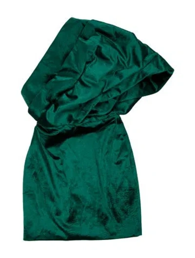 Pre-owned Tom Ford Strapless Mini Dress In Green