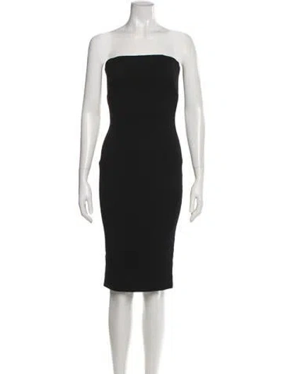 Pre-owned Tom Ford Strapless Mini Dress W/ Tags In Black