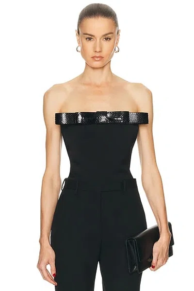 Tom Ford Strapless Top In Black