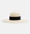 Tom Ford Wide-brim Straw Hat In Neutral
