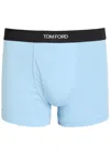 Tom Ford Stretch-cotton Boxer Briefs In Blue