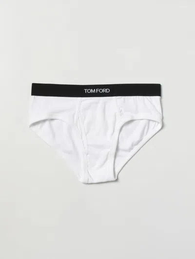 Tom Ford Briefs With Logo In White
