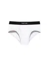 Tom Ford Stretch Cotton Briefs In White