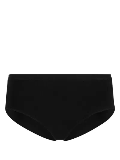 Tom Ford Front Applied High-rise Waist Briefs In Black