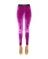 Tom Ford Stretch Logo Leggings In Purple
