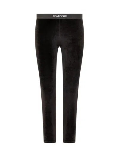 Tom Ford Stretch Lustr Legging In Black