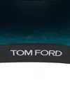 Tom Ford Logo-underband Crop Top In Green
