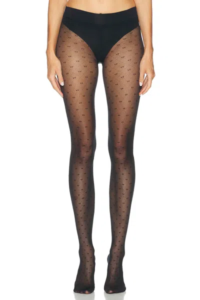 Tom Ford Stretch Nylon Tf Monogram Tight In Black