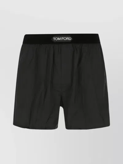 TOM FORD STRETCH SILK BOXER WAISTBAND