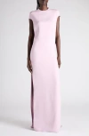 Tom Ford Stretch Silk Georgette Evening Gown In Pink