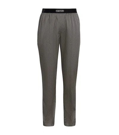Tom Ford Stretch-silk Polka-dot Pyjama Bottoms