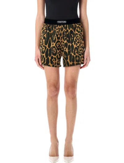 TOM FORD TOM FORD STRETCH SILK SATIN BOXER SHORTS