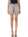 Tom Ford Stretch Silk Satin Boxer Shorts In Neutral