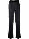 Tom Ford Black Straight Cut Trousers In Black