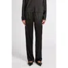Tom Ford Stretch Silk Satin Pj Pants In Black