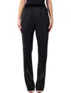 Tom Ford Stretch Silk Satin Pj Pants In Black