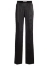 Tom Ford Black Straight Cut Trousers In Black