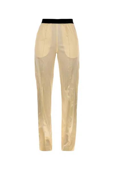 Tom Ford Stretch Silk Satin Pj Pants In Neutral