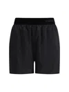Tom Ford Stretch Silk Satin Pj Shorts In Black