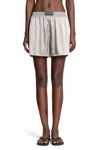 Tom Ford Stretch Silk Satin Pj Shorts In Gray